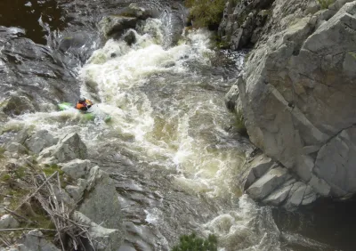 Rapide typique dans la gorge.